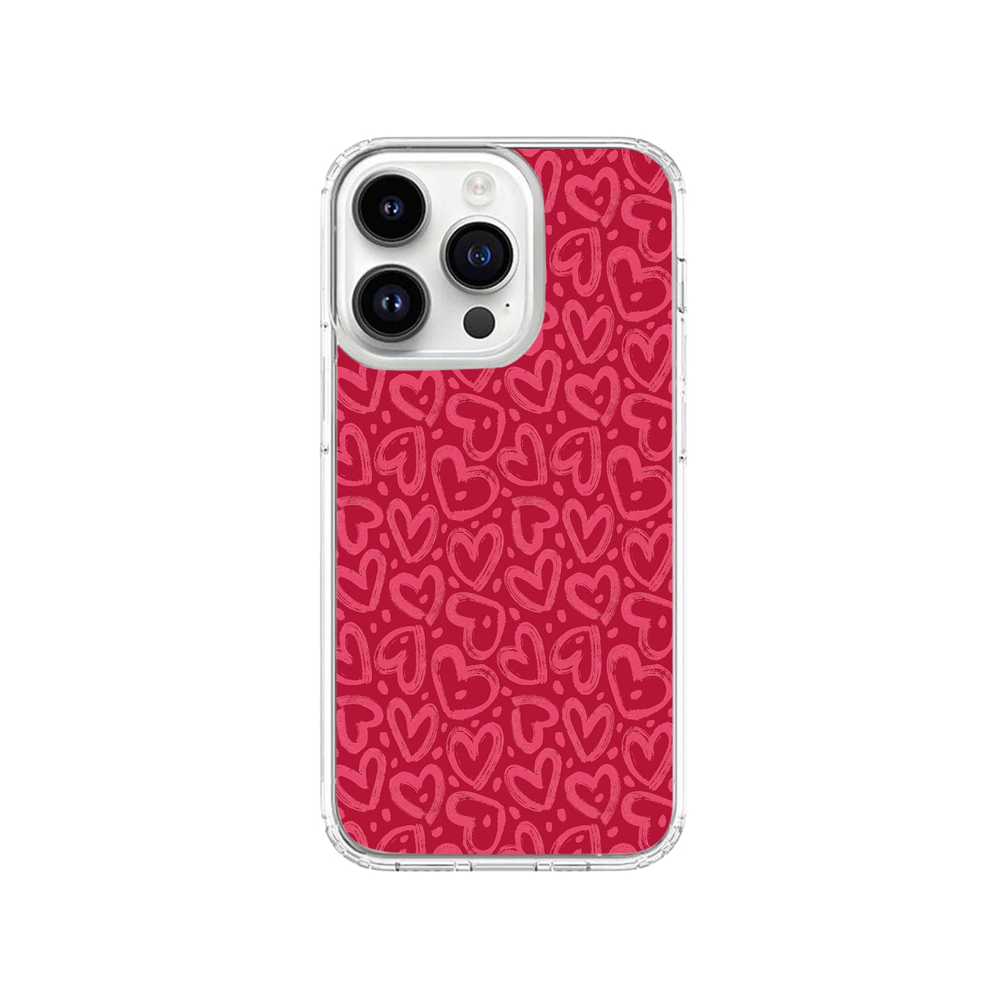 Rosy Hearts Case