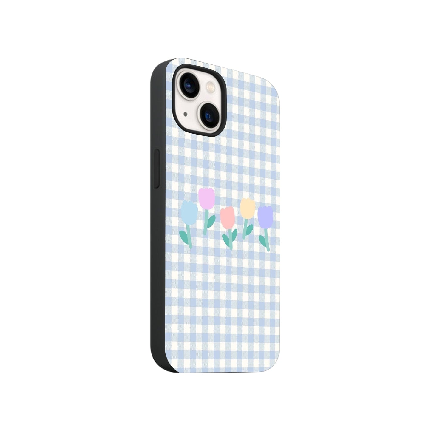 Blue Pastel Tulip Phone Case