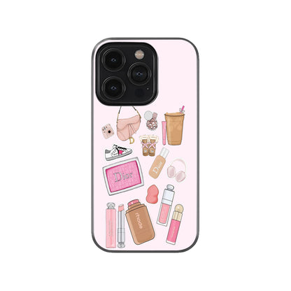 Pink Designer Doodle Phone Case
