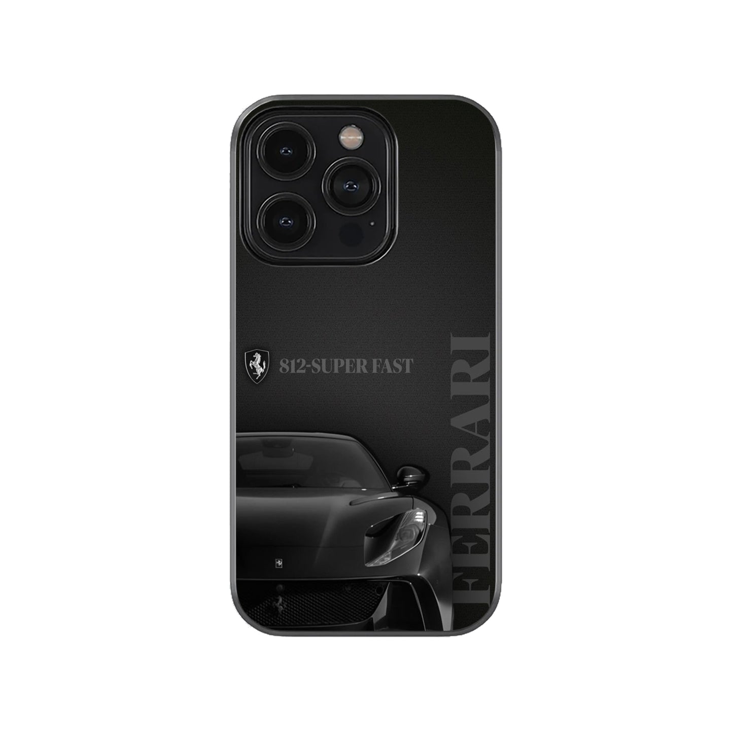 Ferrari 812 Superfast Black Phone Case
