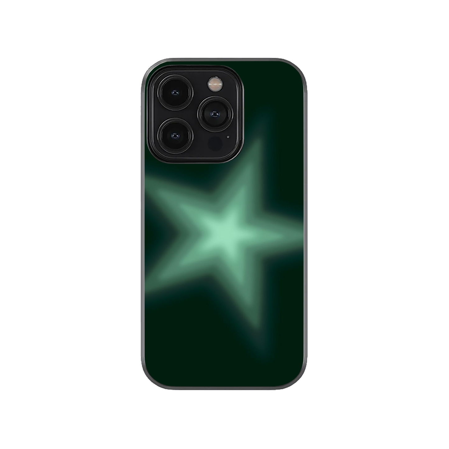 Green Star Glow Phone Case