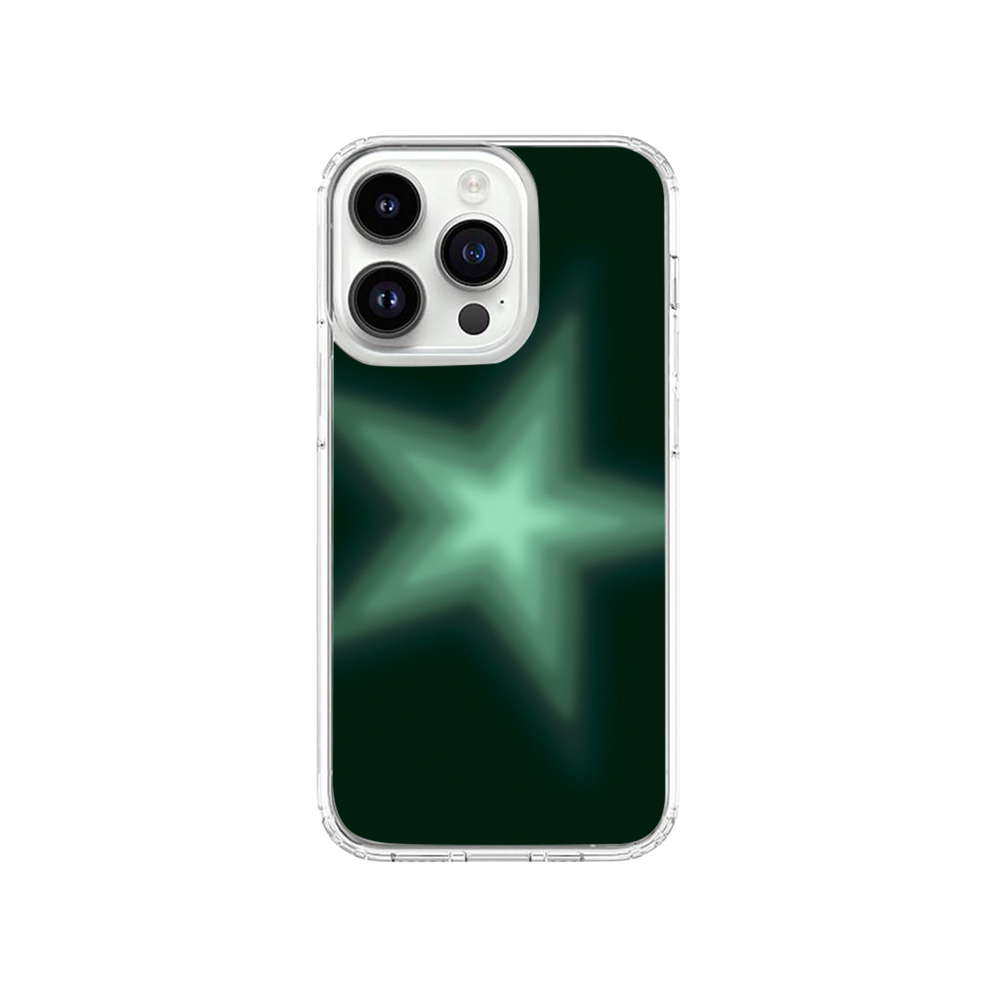 Green Star Glow Phone Case