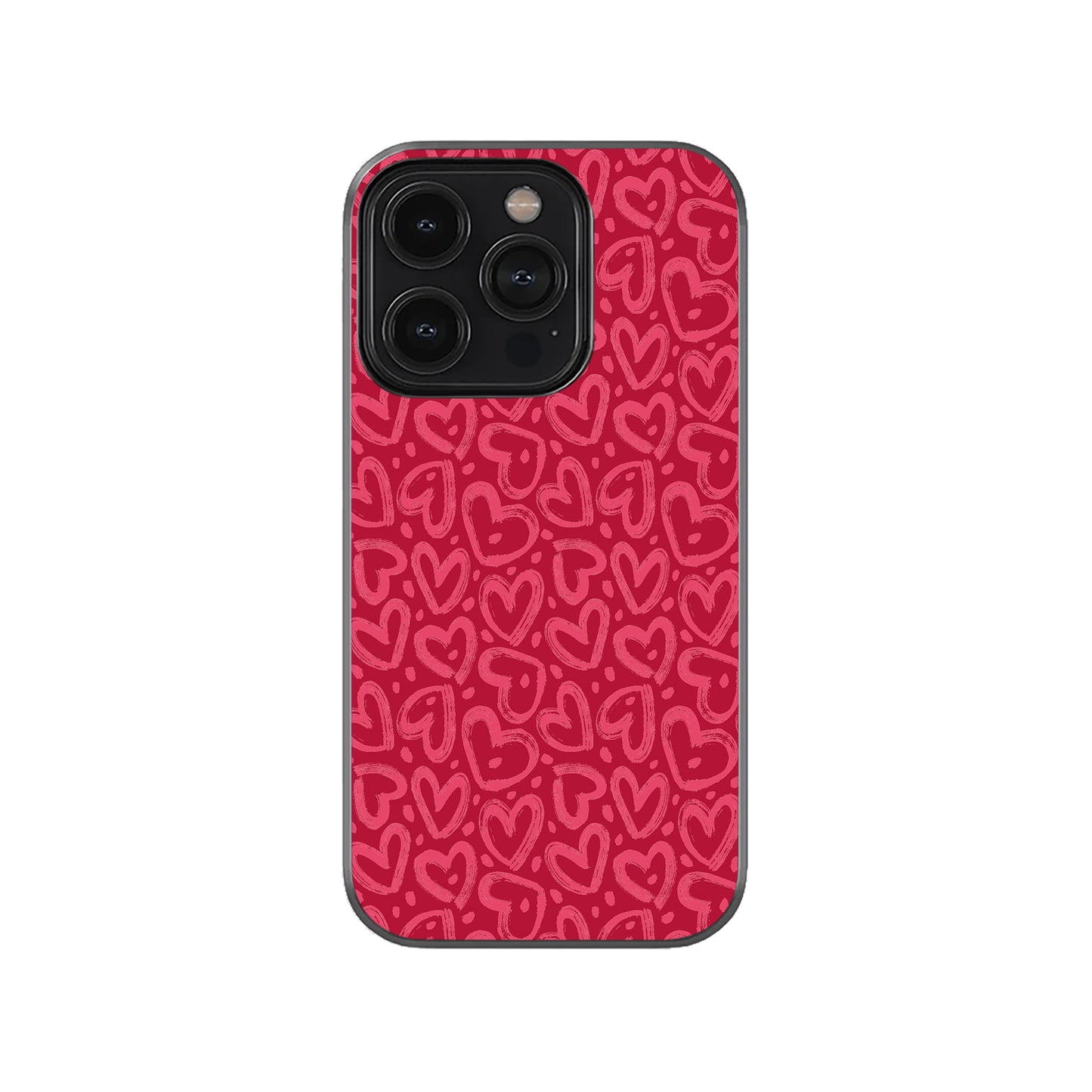 Rosy Hearts Case