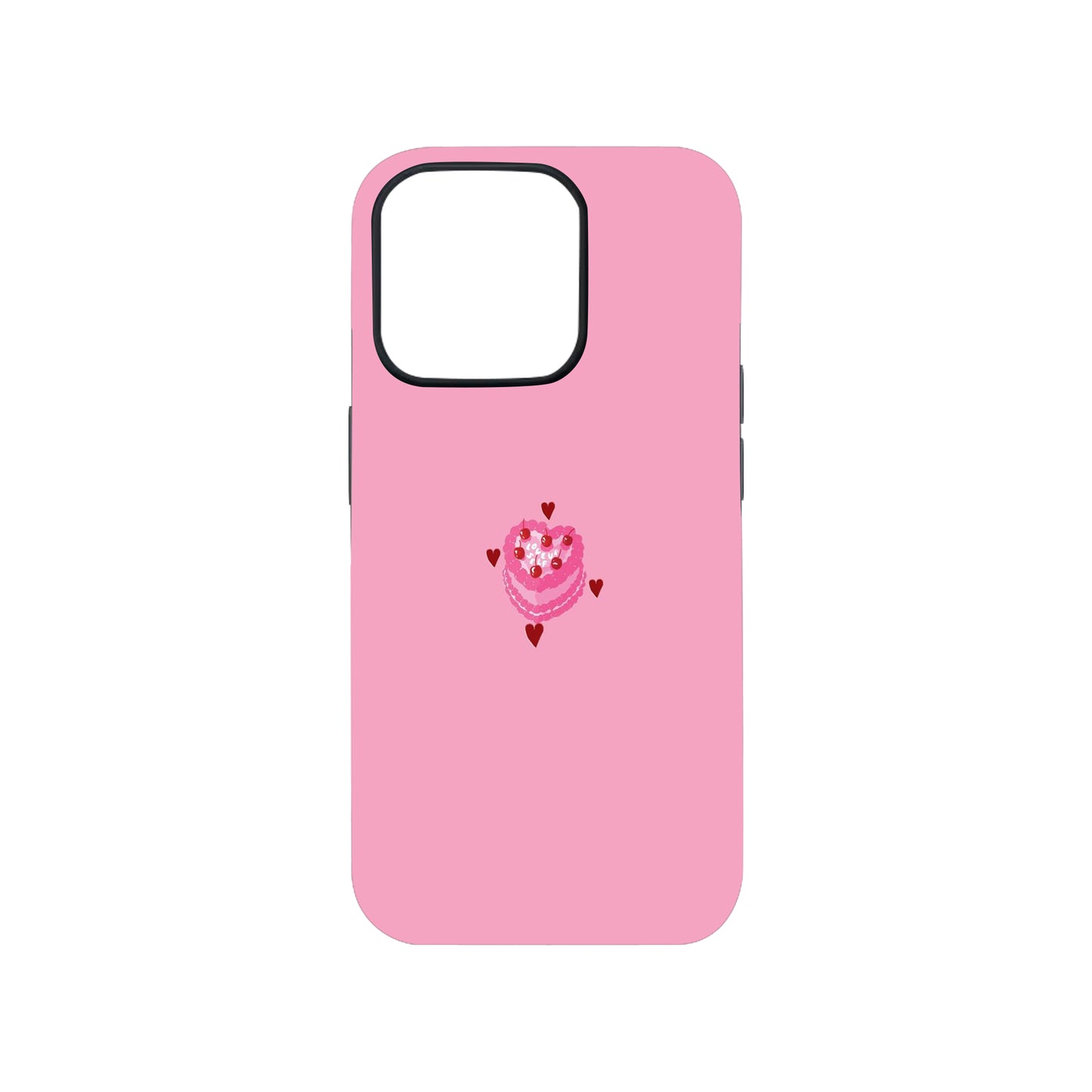 Pink Heart Cake Case