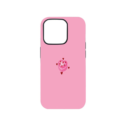 Pink Heart Cake Case