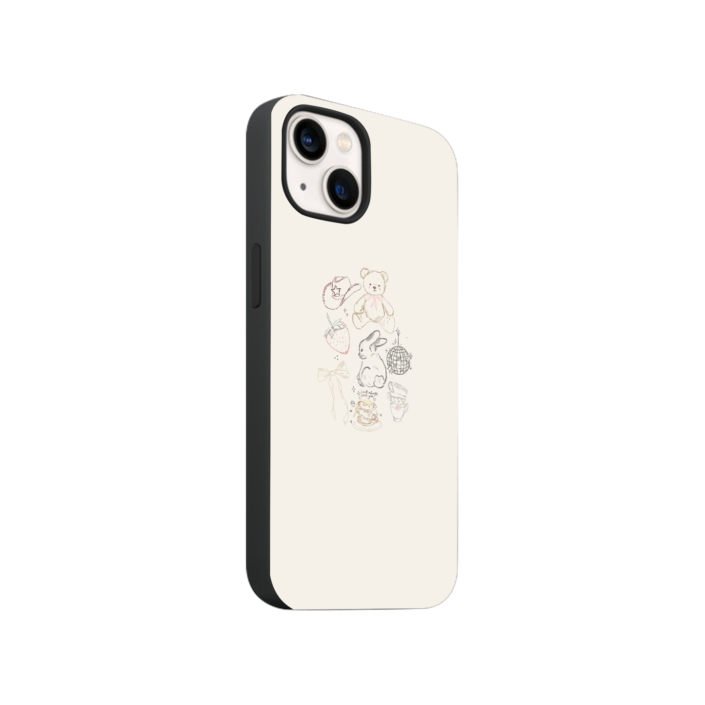 Kawaii Bear & Bunny Phone Case
