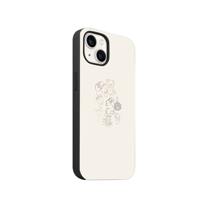 Kawaii Bear & Bunny Phone Case