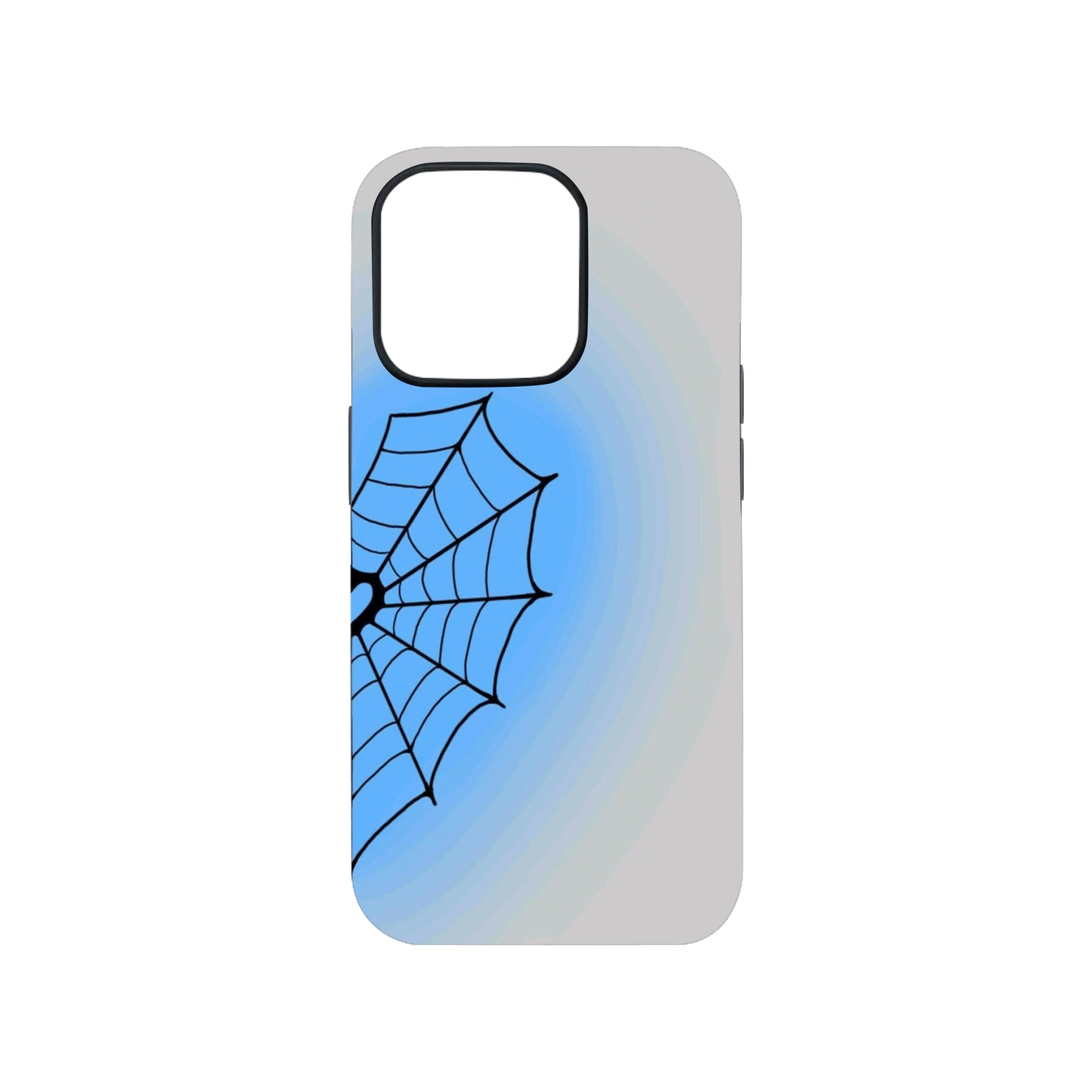 Spider Web Blue Phone Case