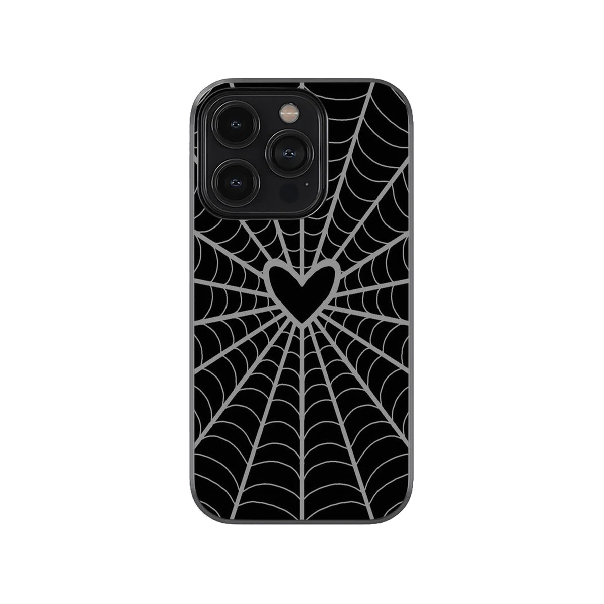 Target Heart Case Heart Web Black Phone Case – The CaseHub