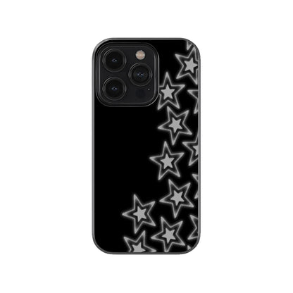 Neon Star Glow Black Phone Case