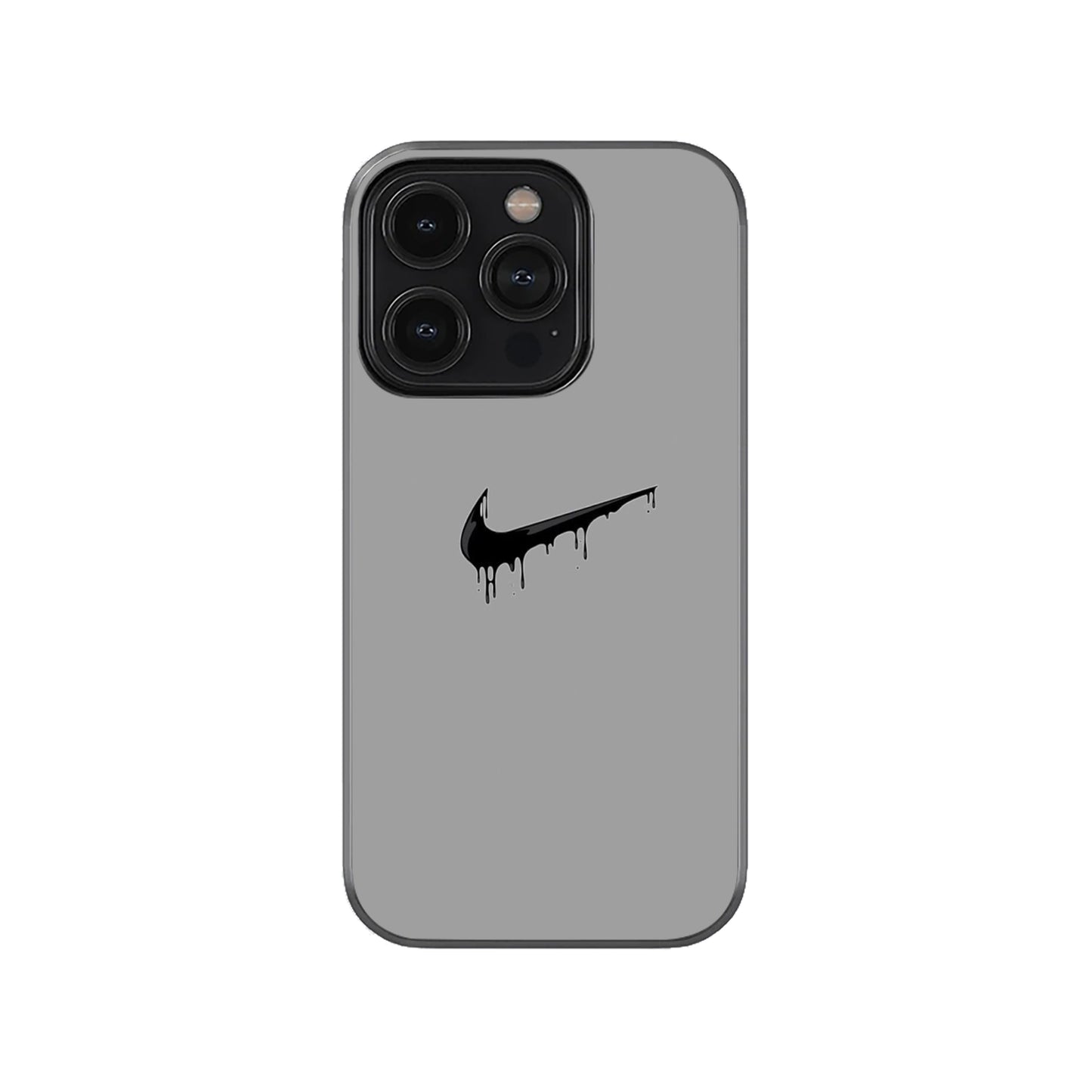 Drip Edition Grey Glossy Phone Case