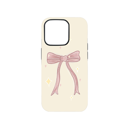 Sparkle Pink Bow Phone Case