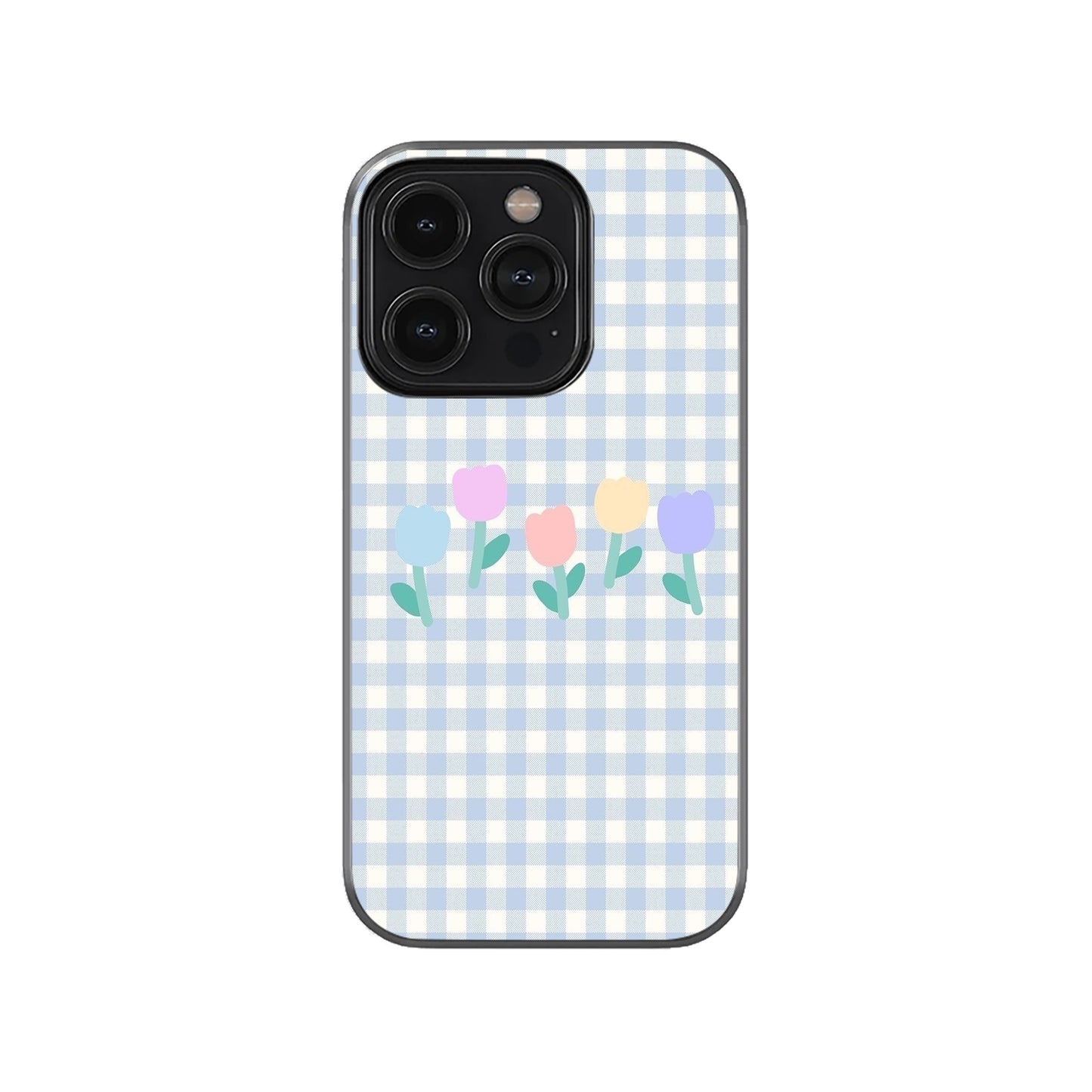 Blue Pastel Tulip Phone Case