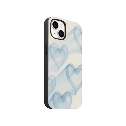 Pastel Blue Heart Phone Case