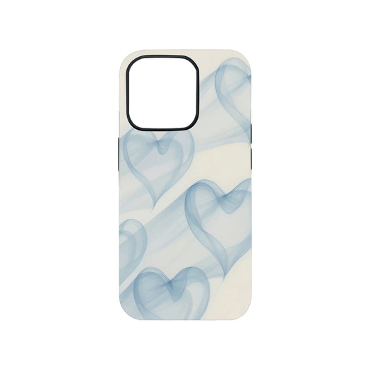 Pastel Blue Heart Phone Case