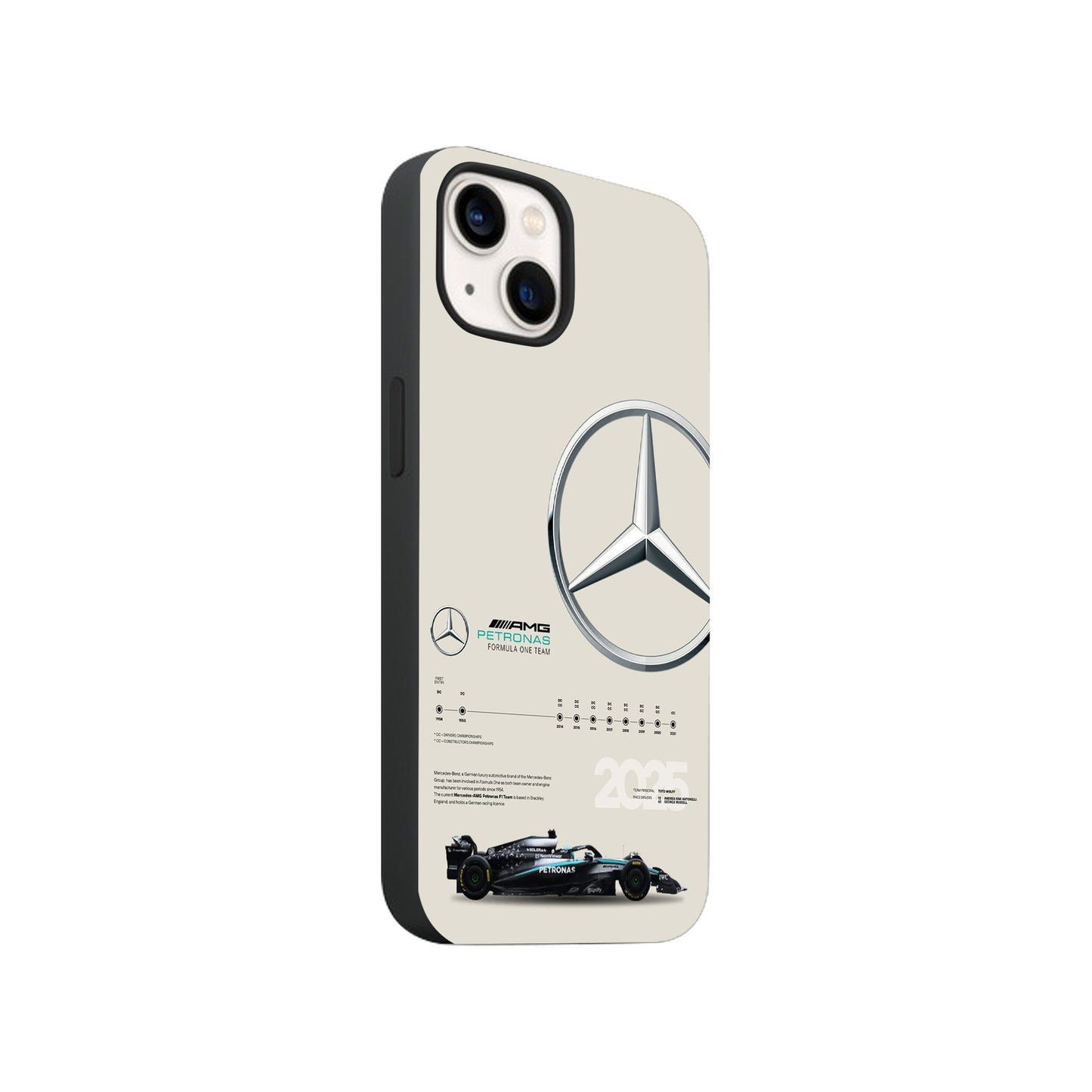 Mercedes F1 Car Phone Case