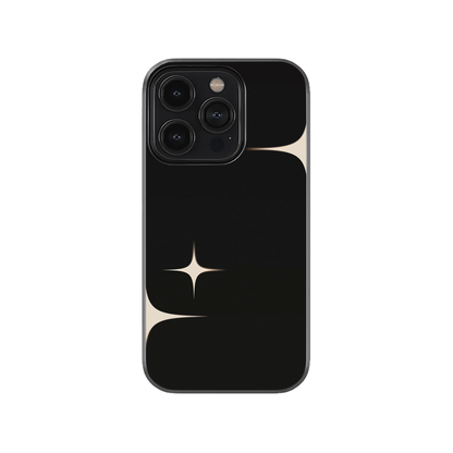 Gold Sparkle Black Phone Case