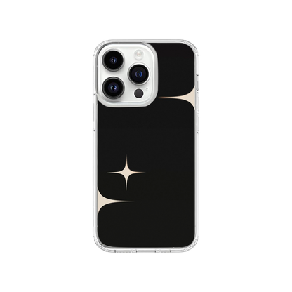 Gold Sparkle Black Phone Case