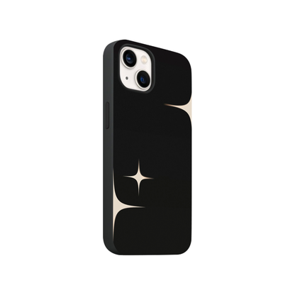 Gold Sparkle Black Phone Case