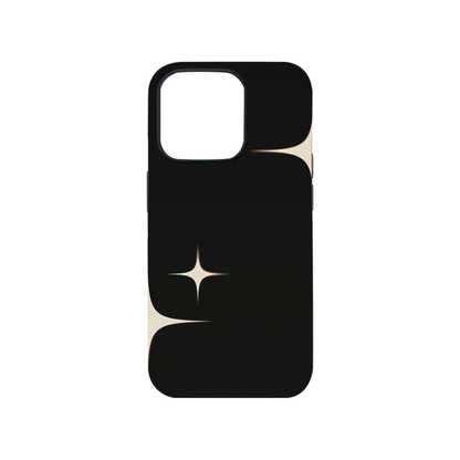 Gold Sparkle Black Phone Case