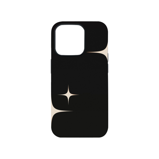 Gold Sparkle Black Phone Case