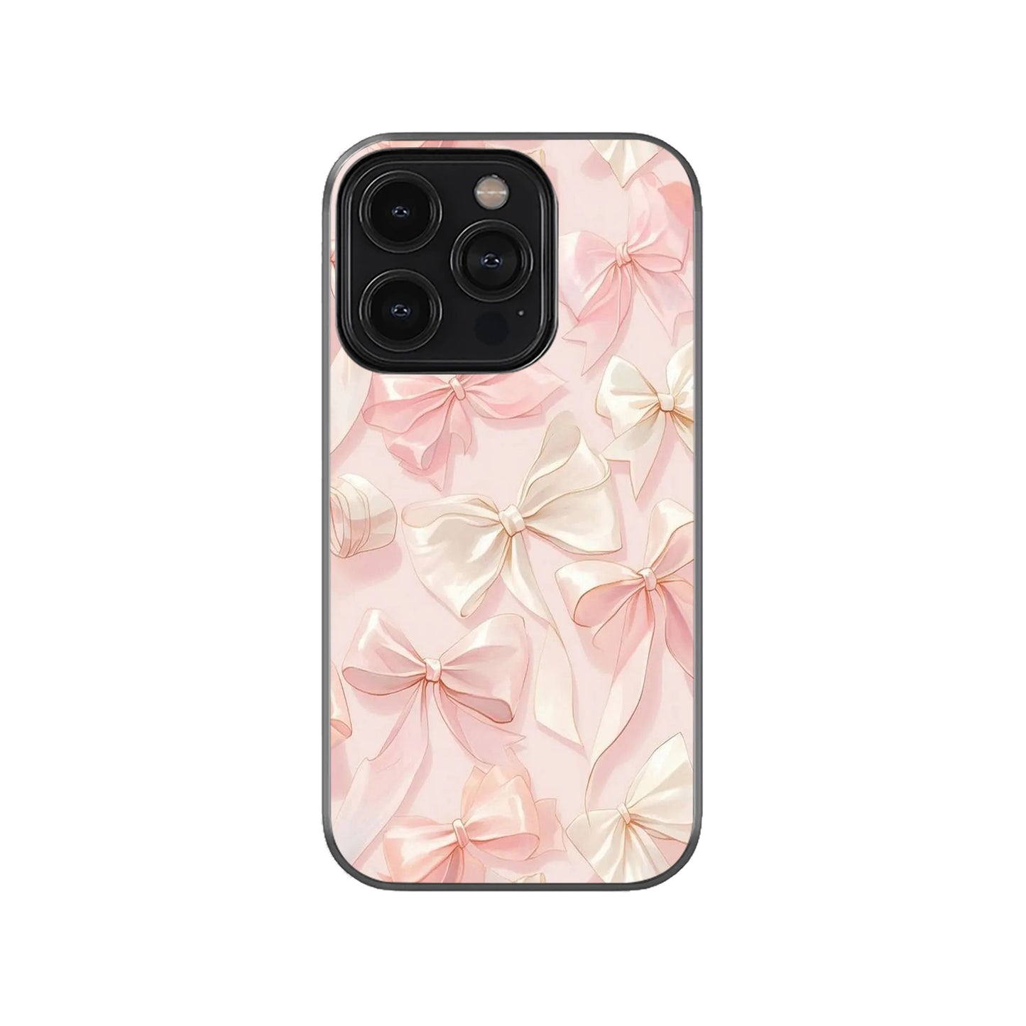 Elegant Blush Pink Bow Phone Case