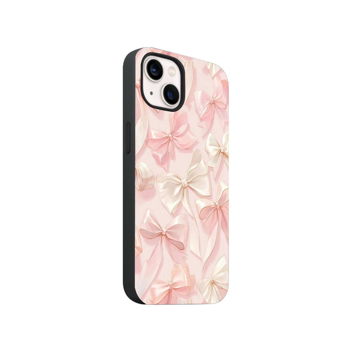 Elegant Blush Pink Bow Phone Case