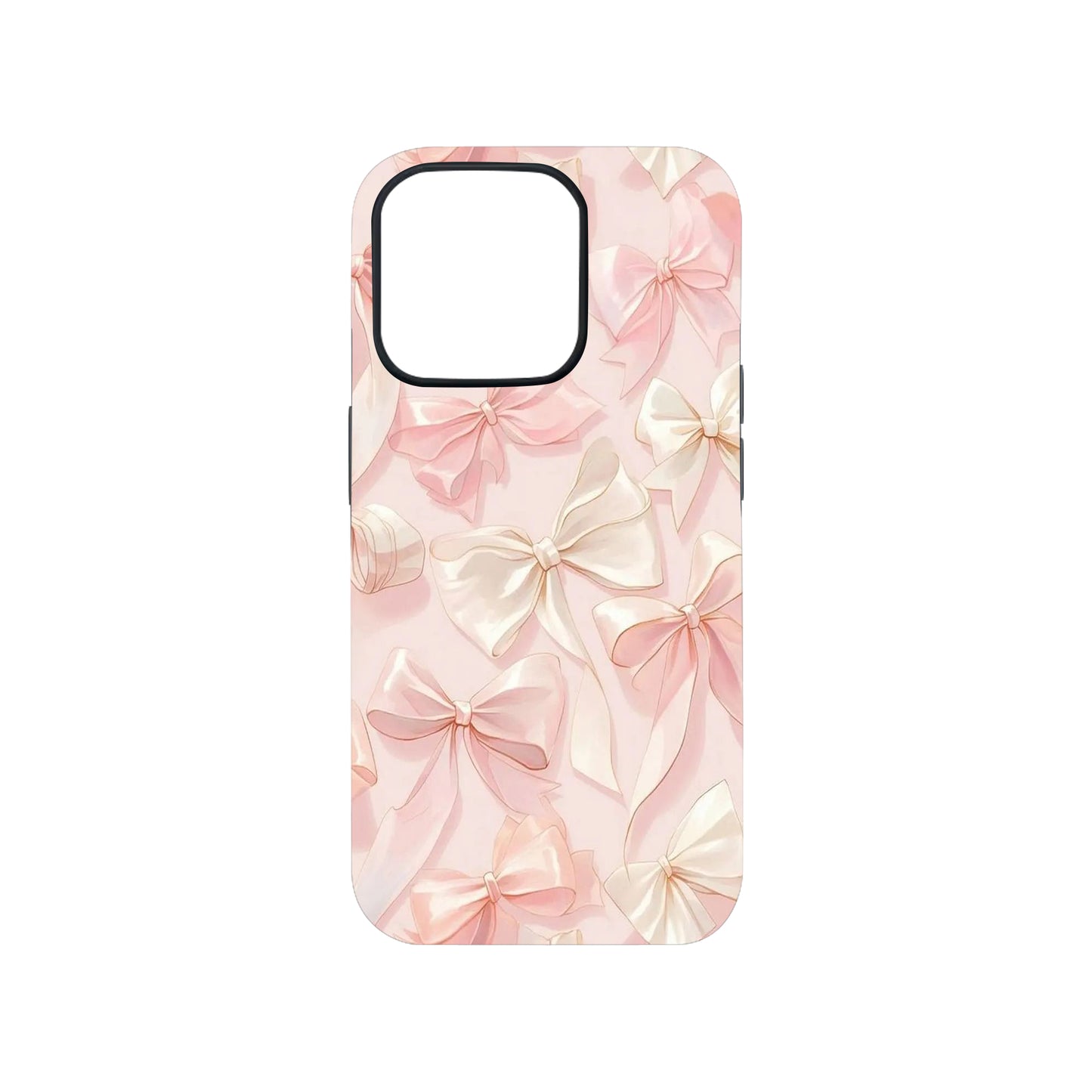 Elegant Blush Pink Bow Phone Case