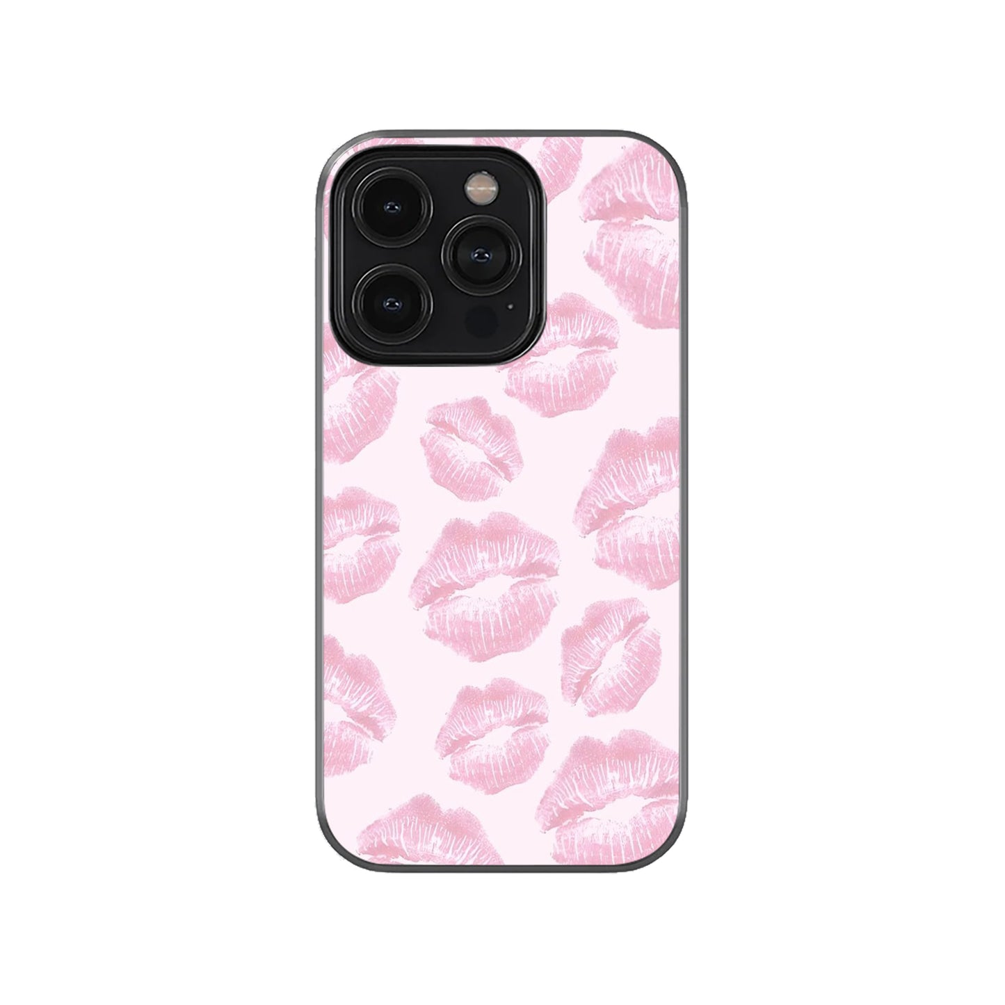 Sweet Kisses Pink Print Phone Case