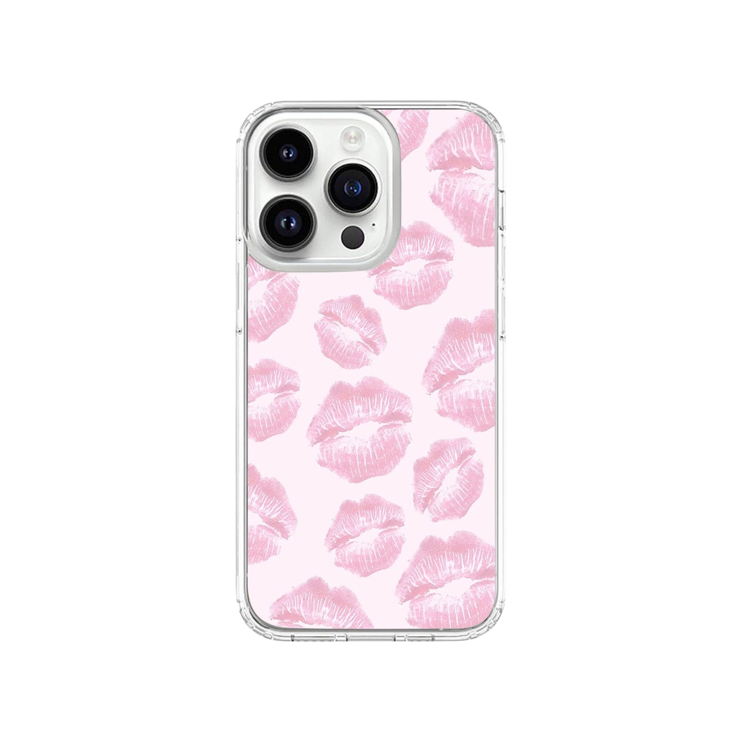 Sweet Kisses Pink Print Phone Case
