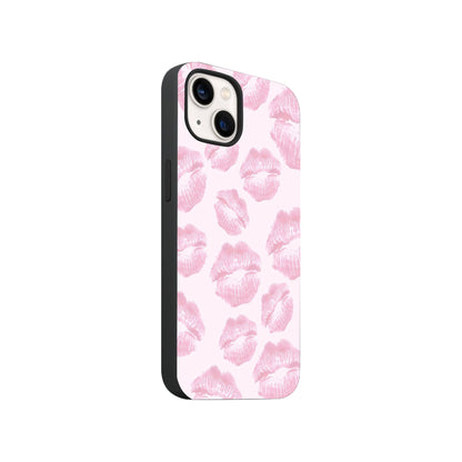 Sweet Kisses Pink Print Phone Case