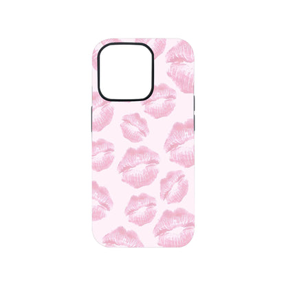 Sweet Kisses Pink Print Phone Case