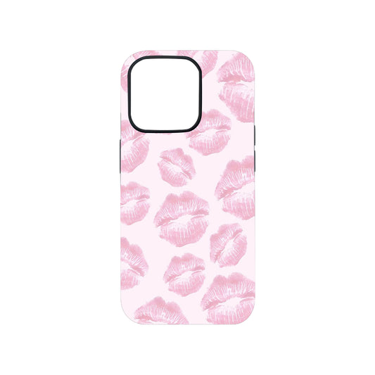 Sweet Kisses Pink Print Phone Case