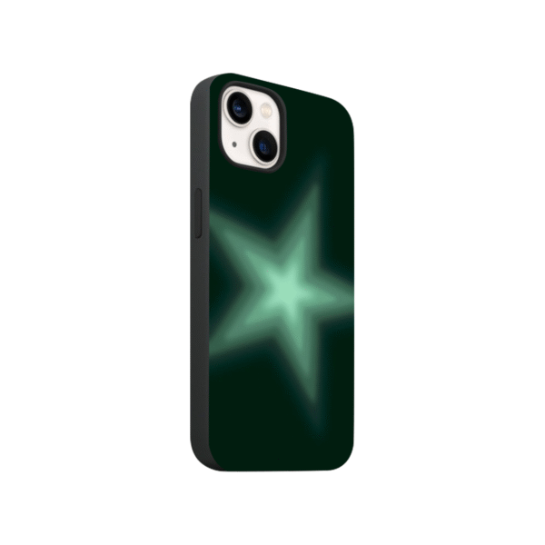 Green Star Glow Phone Case - Image 4