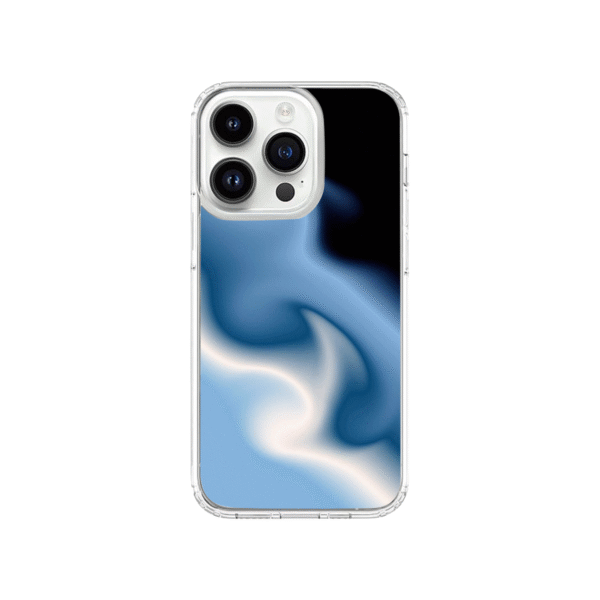 Ethereal Blue Smoke Phone Case - Image 2