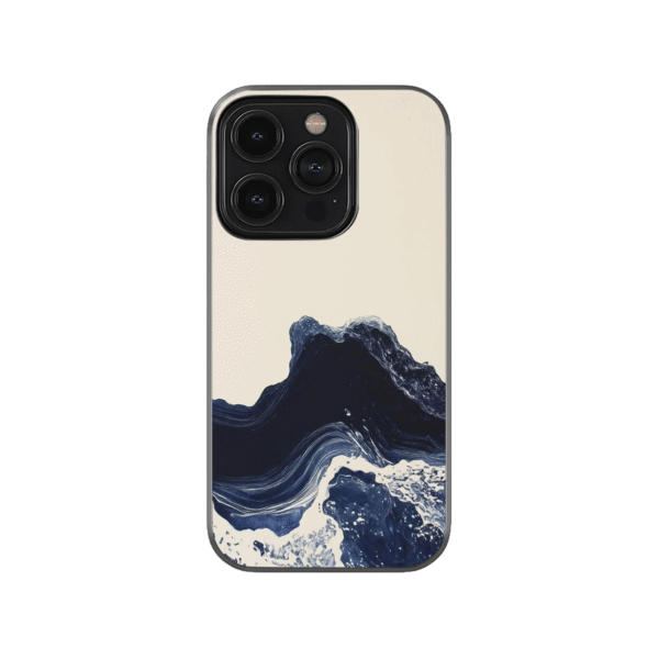 Abstract Wave Phone Case - Image 4