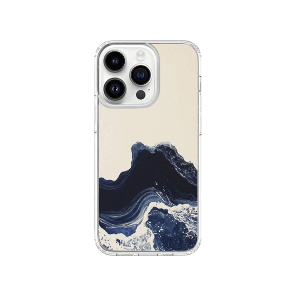 Abstract Wave Phone Case - Image 2