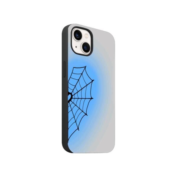 Spider Web Blue Phone Case - Image 3
