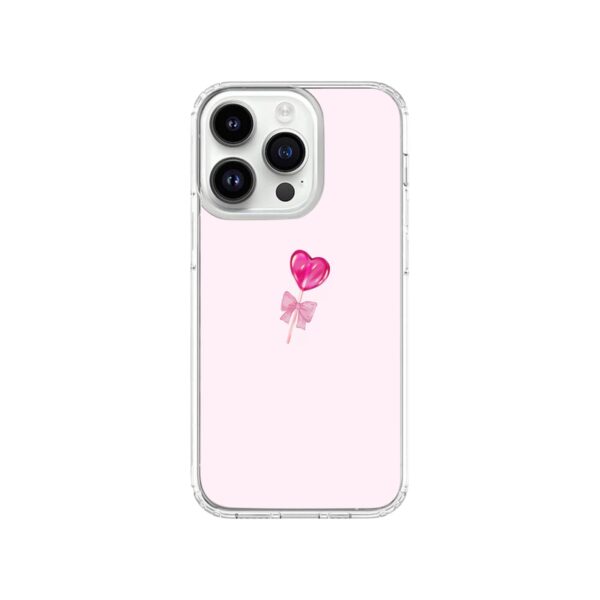 Cute Heart Lollipop Phone Case - Image 2
